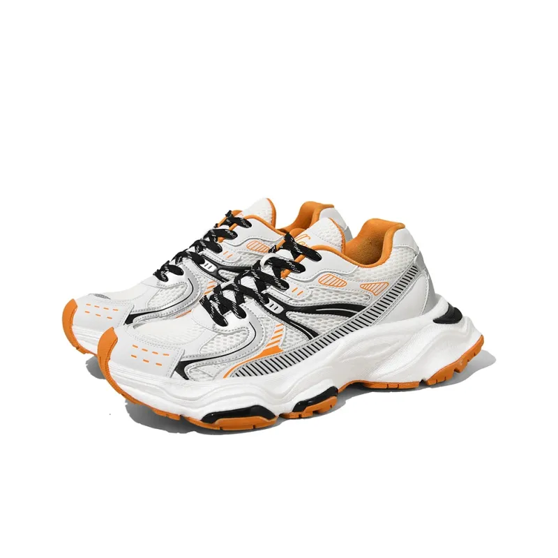TCELLARS Cushioning Anti-Slip Wear-Resistant Breathable Lightweight Height Increasing Low-Top Chunky Sneakers Unisex-9