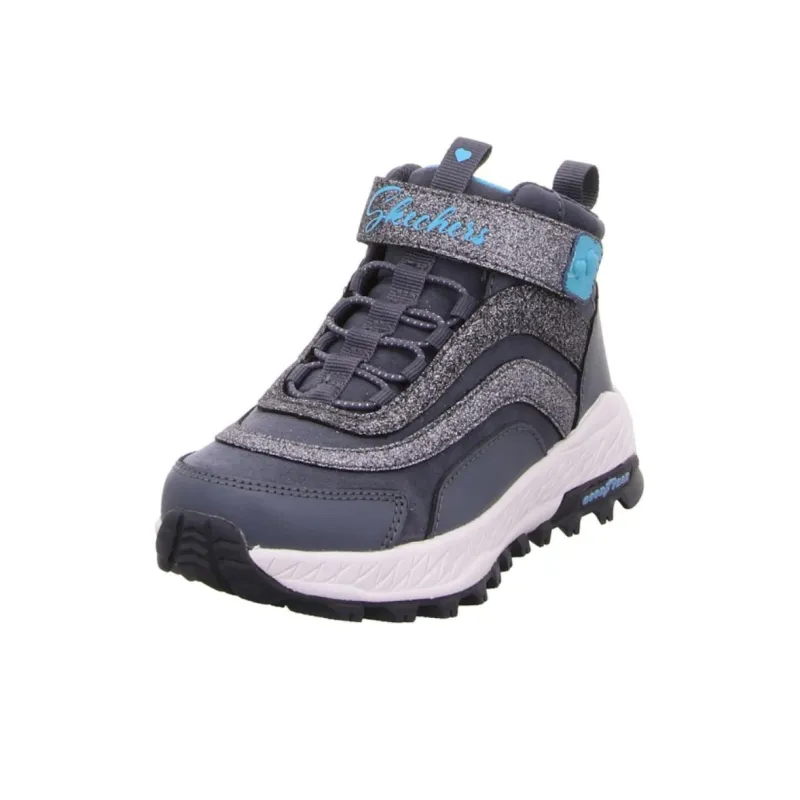 Skechers Adventure Blauw-Grijs Anti-Slip Wear-Resistant Mid-Top Casual Shoes Unisex Blue-2