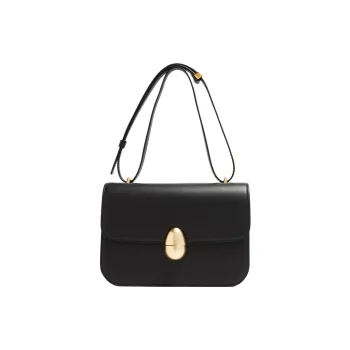 NEOUS Calfskin Shoulder Bag Crossbody Bag Women's Black