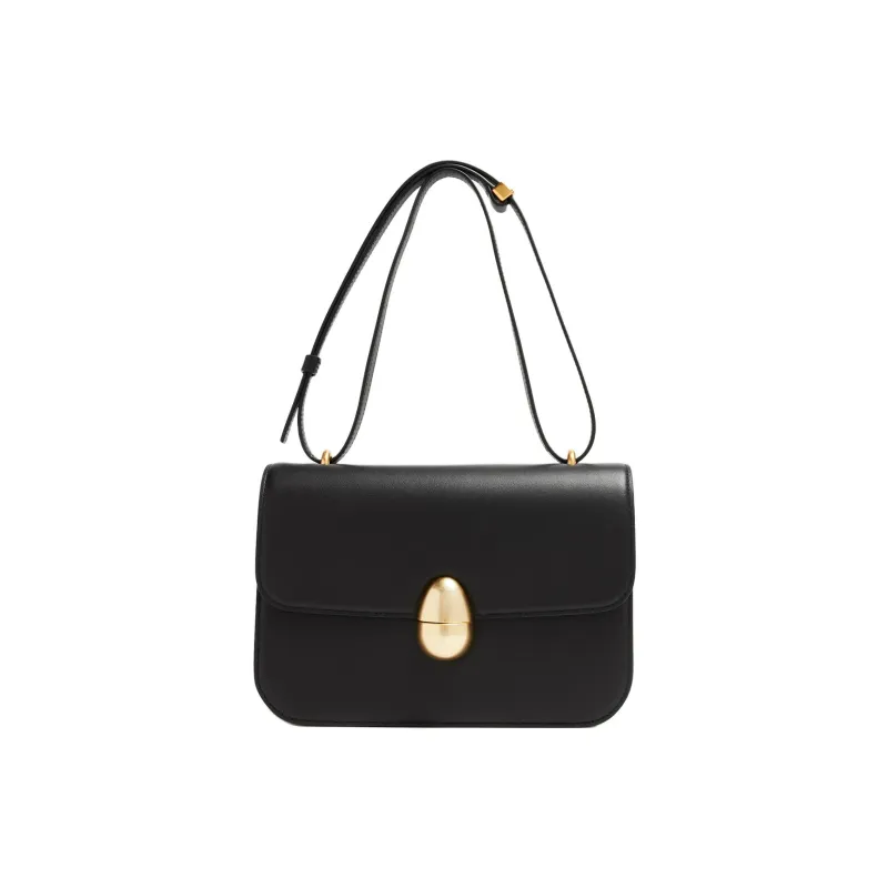 NEOUS Calfskin Shoulder Bag Crossbody Bag Women's Black-0