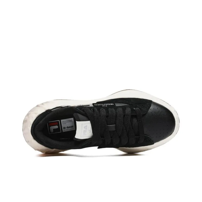 FILA FM 20 Anti Slip Wear Resistant Low Top Skateboard Shoes Women's Black-1