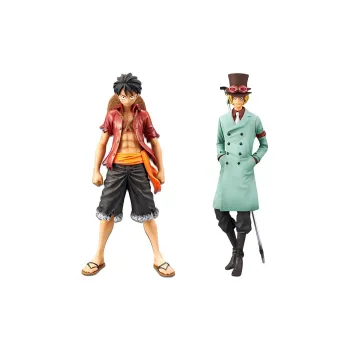 BANPRESTO Sabo Glass Factory One Piece DXF Theater Edition Men Of The Great Journey Luffy & Scale Figures