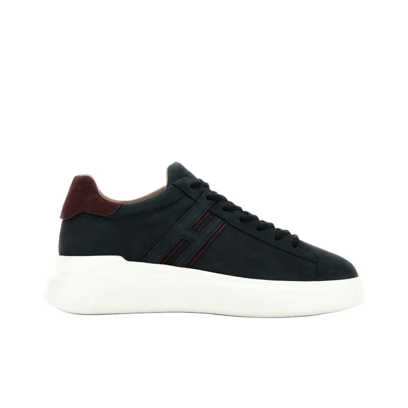 HOGAN H580 Low Top Casual Shoes 4.5cm Men's Dark Blue-1