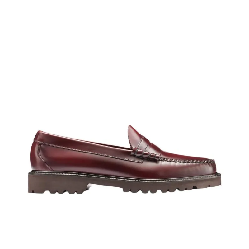 G.H. Bass & Co. Larson Lug Loafers Men's Burgundy-1