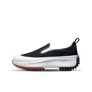Converse Run Star Hike Slip Resistant Height Increasing Low Top Casual Shoes Unisex Black White