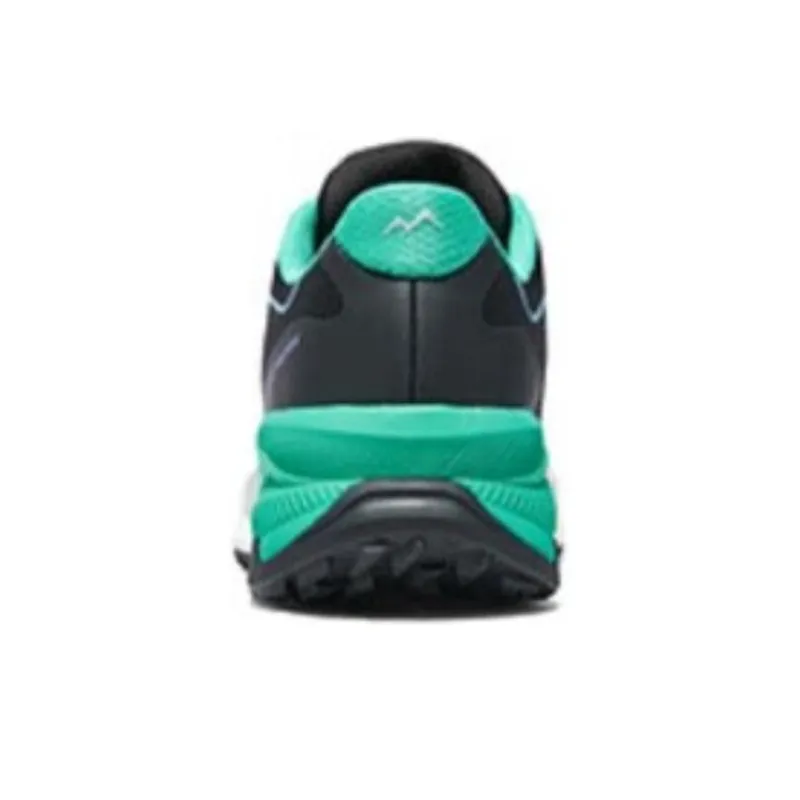 Skechers Anti Slip Wear Resistant Low Top Running Shoes Women's Black Green-3