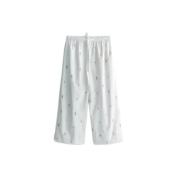 ZARA Pajama Pants Women's White