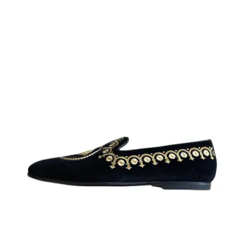 VERSACE Loafers Men Black