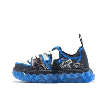 Wotto Artist x OETZI Ice Man Oz Height Increasing Coverage Low Top Casual Shoes Men's Dark Blue & Light Gray