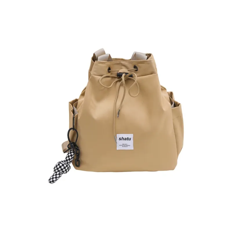 Barang Bear Nylon Portable One Shoulder Backpack Regular Unisex Multicolor-0