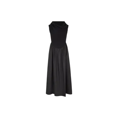 URBAN REVIVO Short-Sleeved Dresses Women's Jet Black