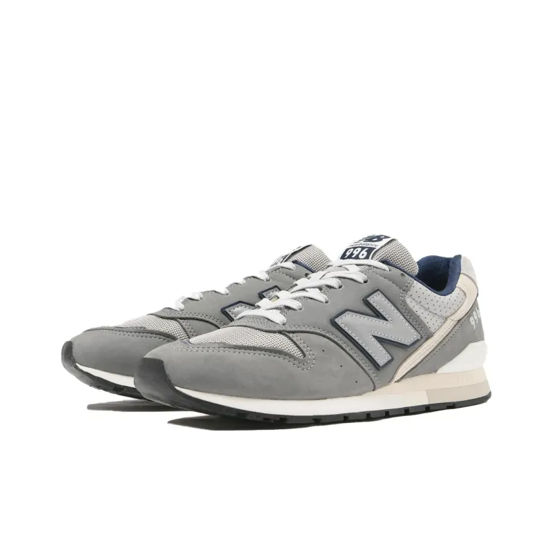 New Balance NB 996 Cushioning Wear Resistant Low Top Casual Running Shoes Unisex Gray-2