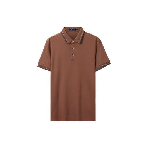 GOLDLION Polo Shirts Men Orange -32