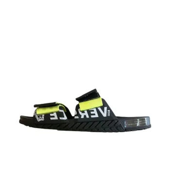 VERSACE Slip Resistant Slide Slippers Men's Neon Green