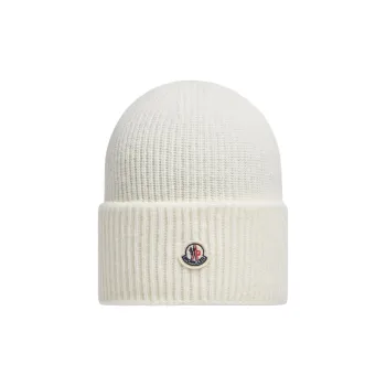 Moncler Classic Logo Embroidered Beanie