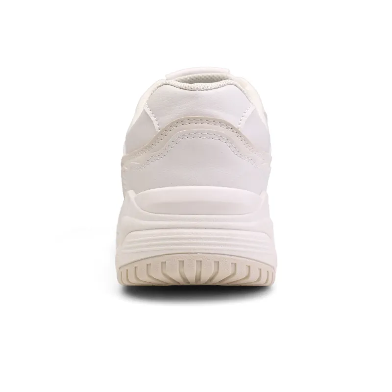 Warrior Small White Shoes Anti-Slip Wear-Resistant Lightweight Breathable Low-Top Skateboard Shoes Women's Beige-4