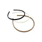 Minimalist Style Woven Headband Set of 3 Brown