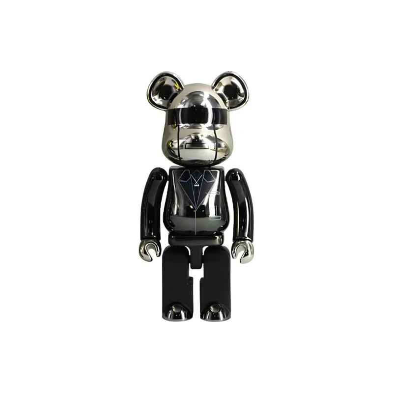 Bearbrick Superalloy Daft Punk Random Access Memories Ver. 2 Pack Black-2