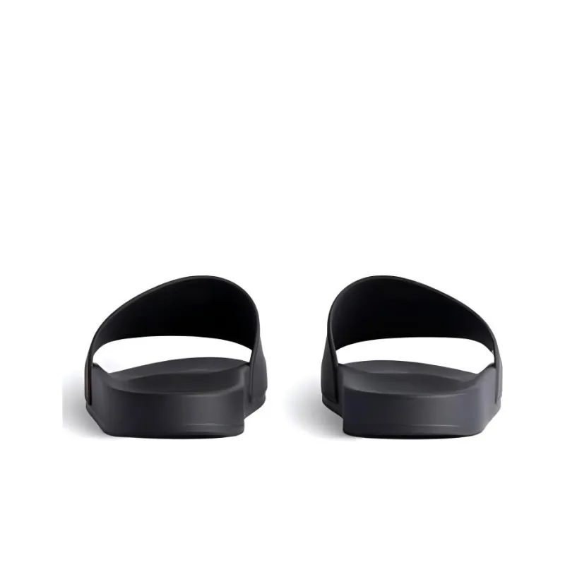 Balenciaga Slide Slippers Men's Black-5