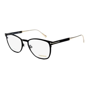 TOM FORD Plate Frame Titanium Alloy Irregular Shape Eyeglass Frames Unisex Gold