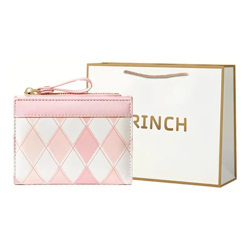 BRINCH PU Wallet Regular Women's Pink/Purple-0