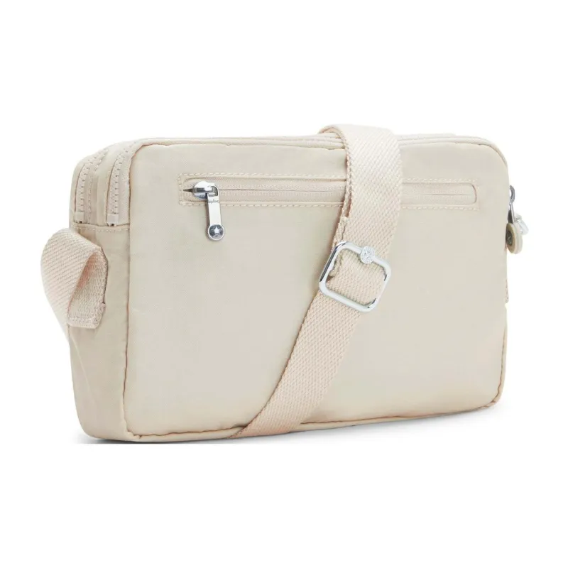 Kipling Polyamide Shoulder Bag, Crossbody Bag Medium Size Women's Beige Yellow-2