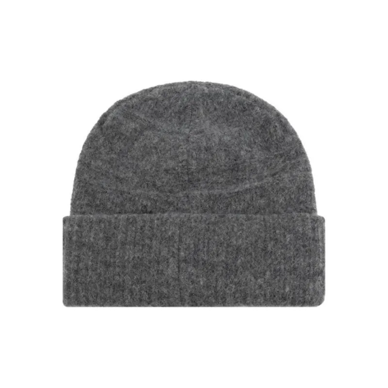 GANNI Logo embroidered Knitted Beanie-1