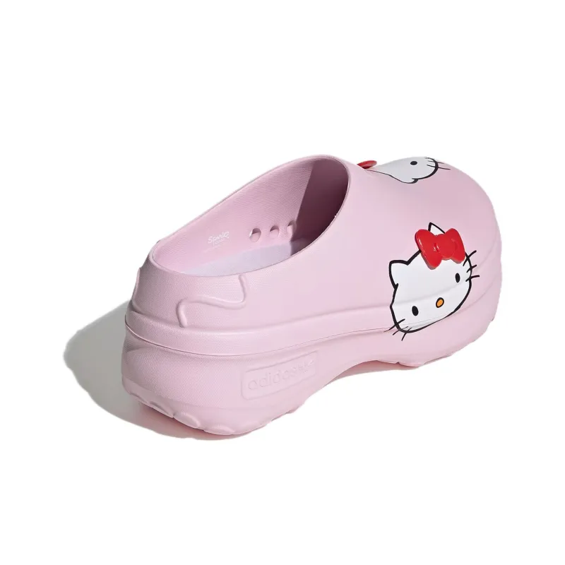 Adidas AdiFOM Stan Smith Mules Hello Kitty Clear Pink Red Women's-3
