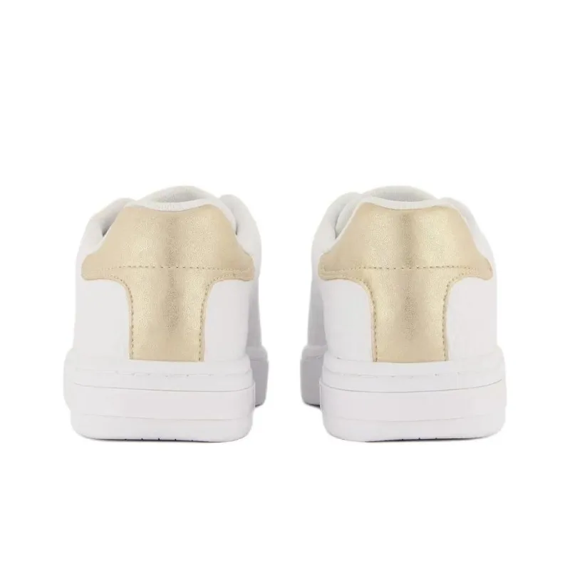 ARMANI EXCHANGE Low Top Skateboard Shoes Women's White-4