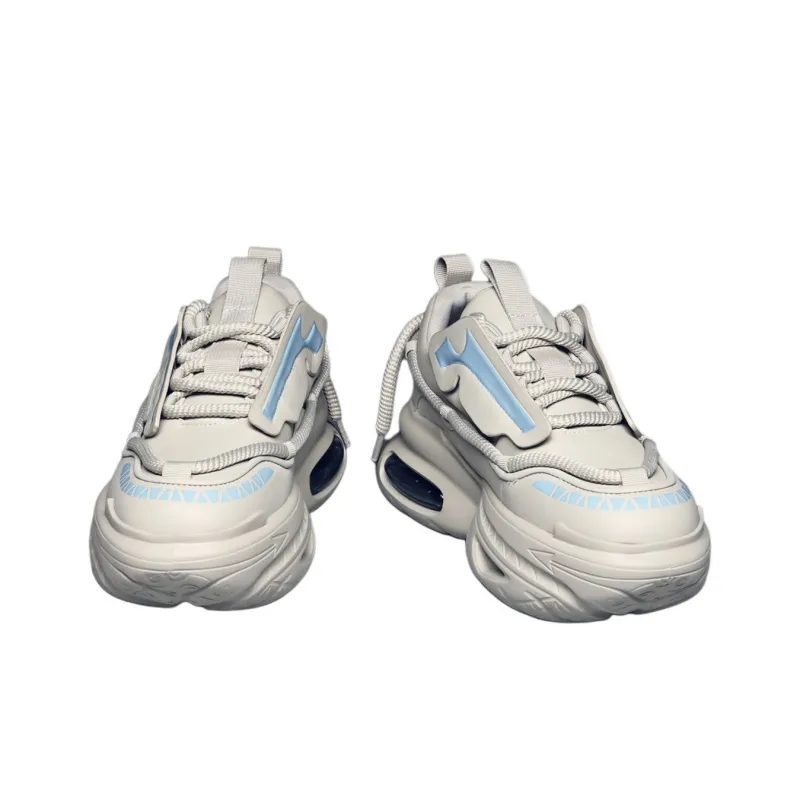 JANE HARLOW Low-Top Chunky Sneakers Men's Gray-2