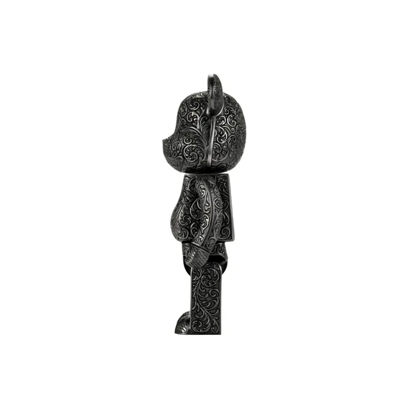 BE@RBRICK 400% Royal Selangor Arabesque Black Royal Selangor Black Trendy Figures 28cm-2
