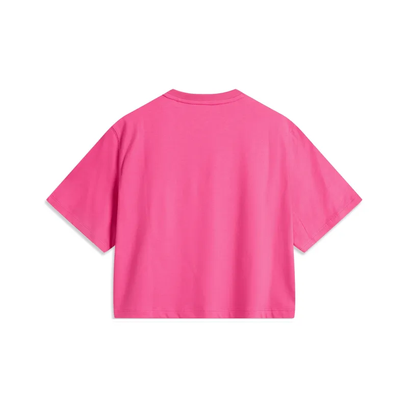 LiNing T Shirt Unisex Vibrant Pink-1