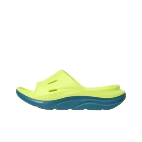 HOKA ONE ONE Ora Recovery Slide 3 Slide Slippers Unisex Yellow/Blue