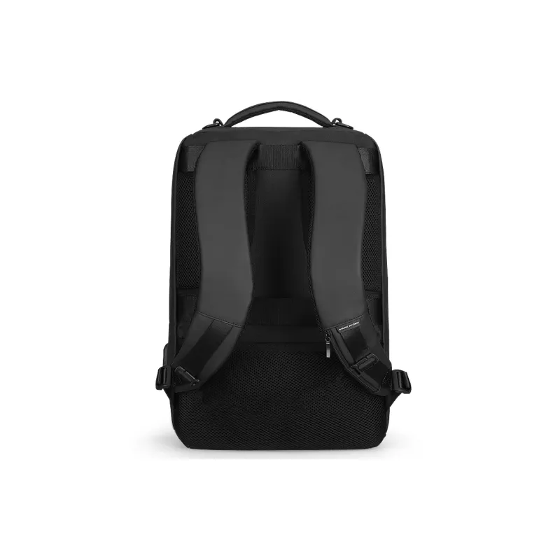 MARK RYDEN Oxford Large Capacity Student Backpack Medium Size Men's Elegant Black/Olive Green-2
