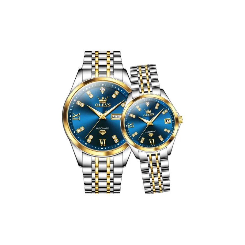 OLEVS Automatic Mechanical Movement Watch Unisex White Dial-13
