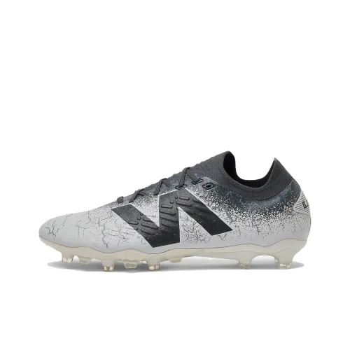 New Balance Tekela V4 Soccer Shoes Unisex Low-Top White Gray