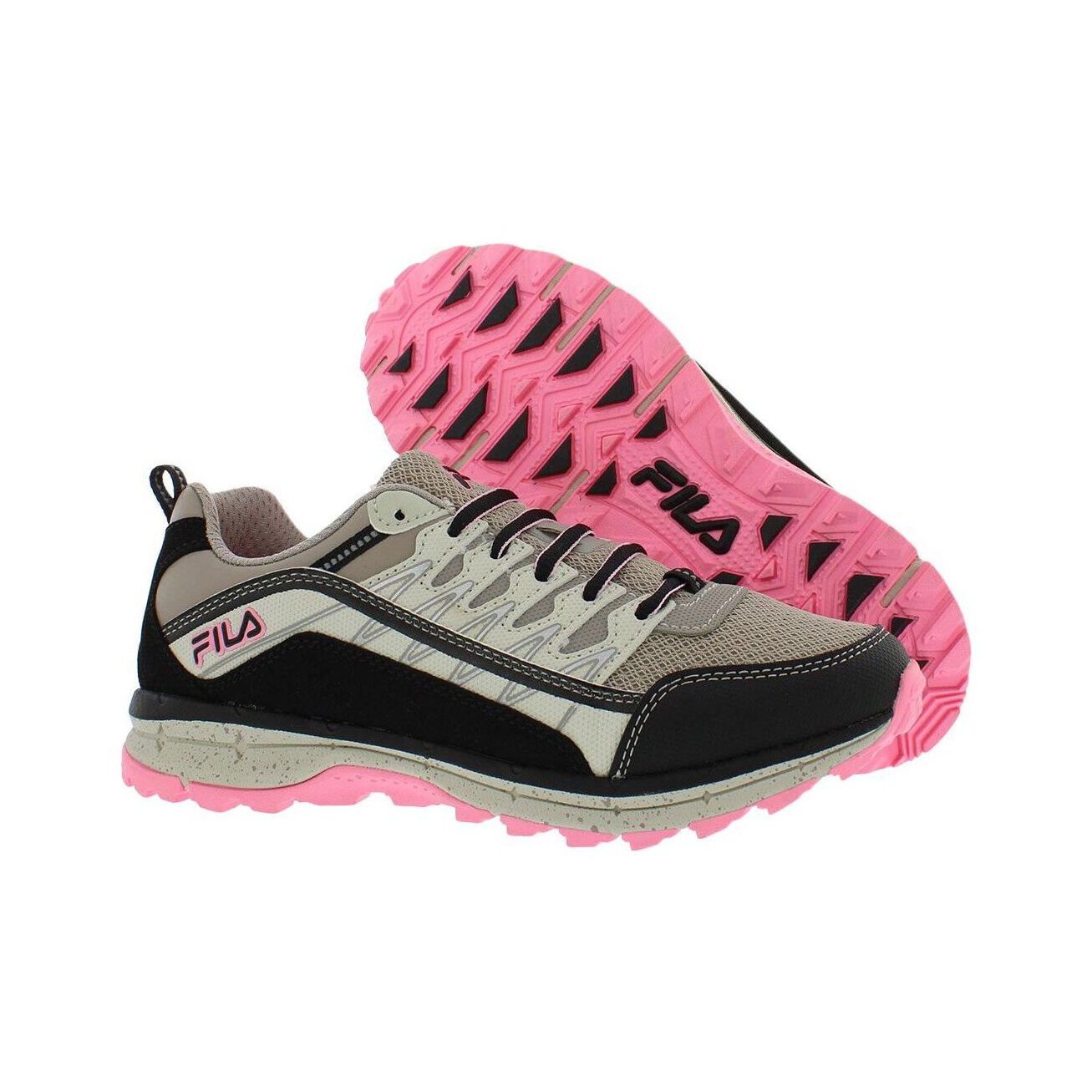 FILA Evergrand Running Shoes Women s Low Top Black Brown Pink US W 8 Cheap Rcj Jordan Outlet