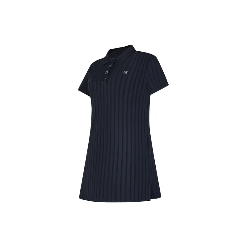 FILA Short Sleeved Dress Women's RD Royal Blue-1