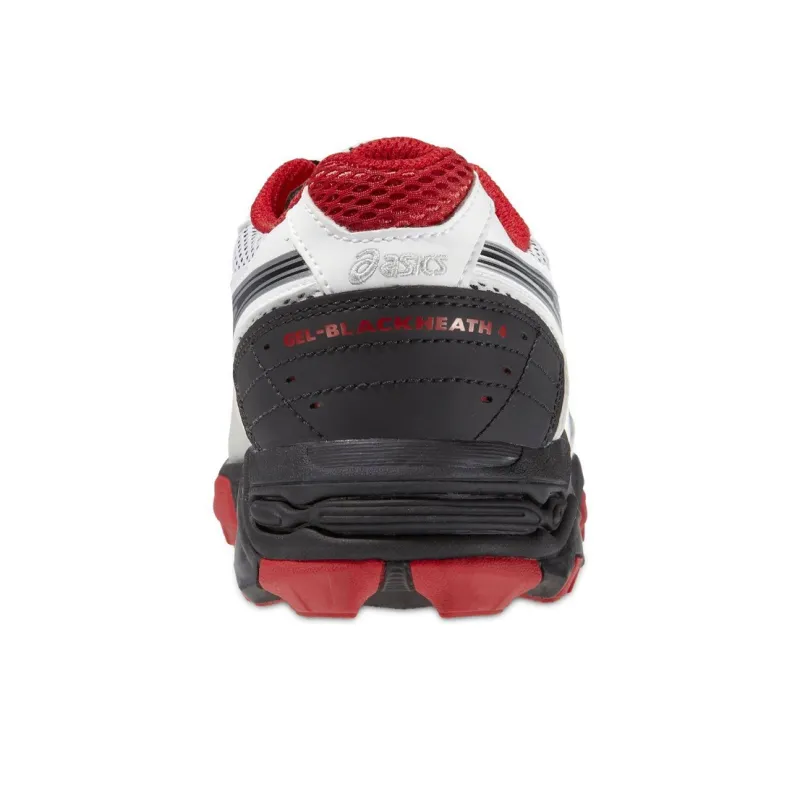 Asics Gel-Blackheath 4 Anti-Slip Wear-Resistant Low-Top Running Shoes Men's White Black Red-3