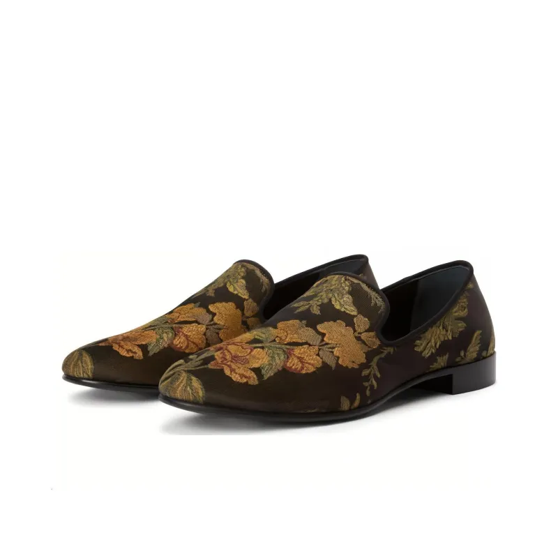 Giuseppe Zanotti Floral embroidered Slip on Loafers-3