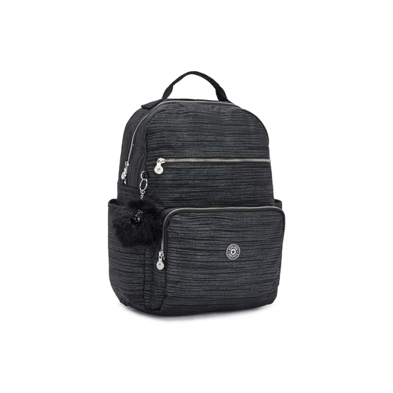 Kipling Polyamide Backpack Large Size Unisex Zip Closure With Black Teeth Print-2