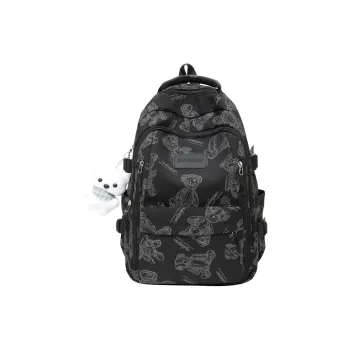 Venerable Brahma Nylon Backpack Large Size Women's Black/White/Gray/Purple/Green