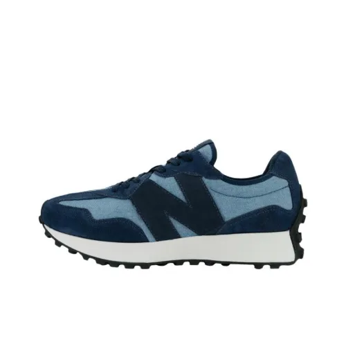 New Balance NB 327 Running Shoes Men Low-Top Denim Blue/Dark Blue