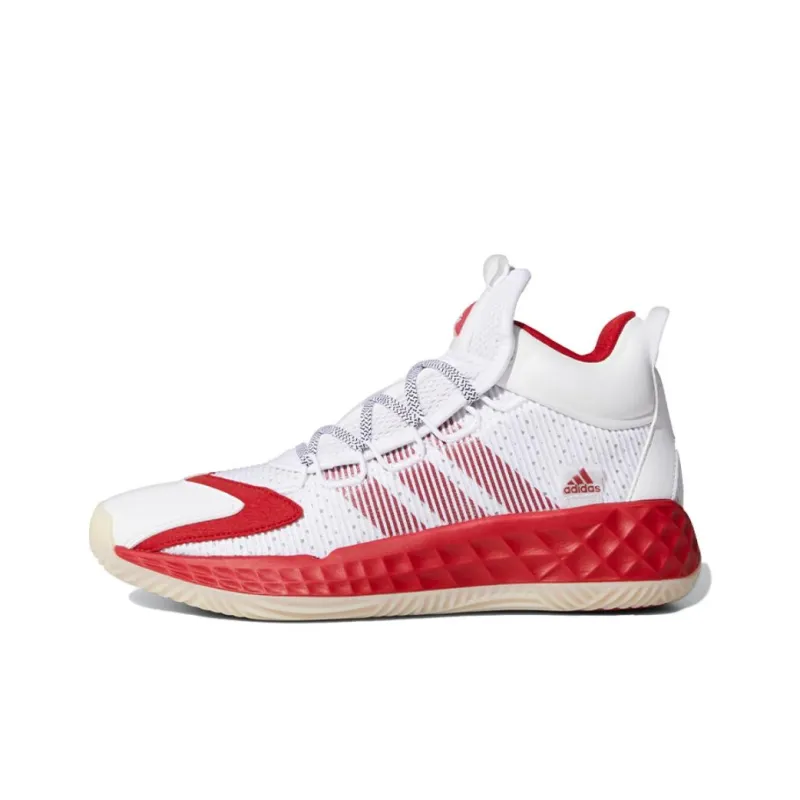 Adidas Pro Boost Mid White/Red-0
