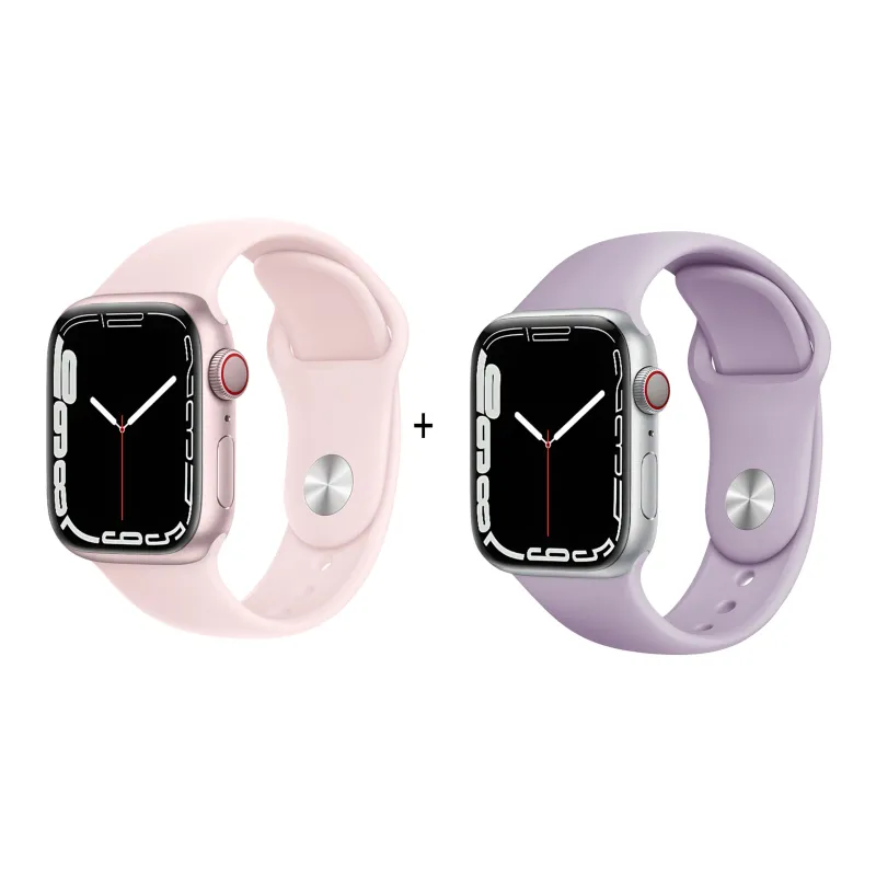 ZHISHENG Apple Compatibility Watch Band 38 45mm Watch Dial All Silicone Material-14