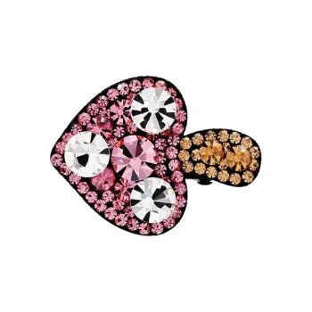 ROYALSASA Faux Crystal Hair Clips Women's