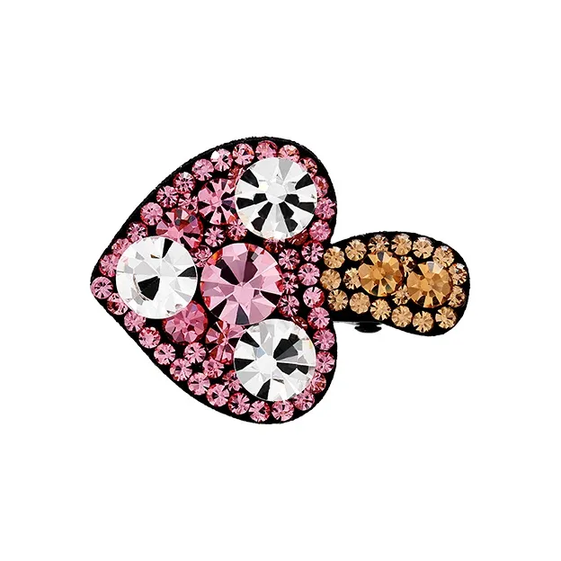 ROYALSASA Faux Crystal Hair Clips Women's-0