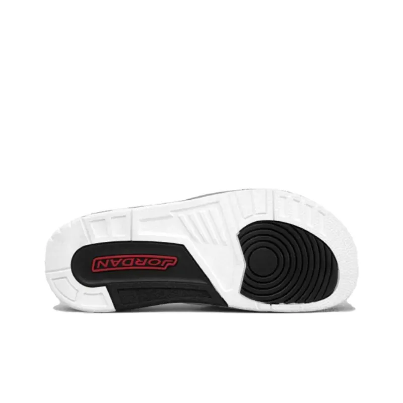 Jordan Air Jordan 3 Slip-Resistant Slippers Men's Gray Black-3