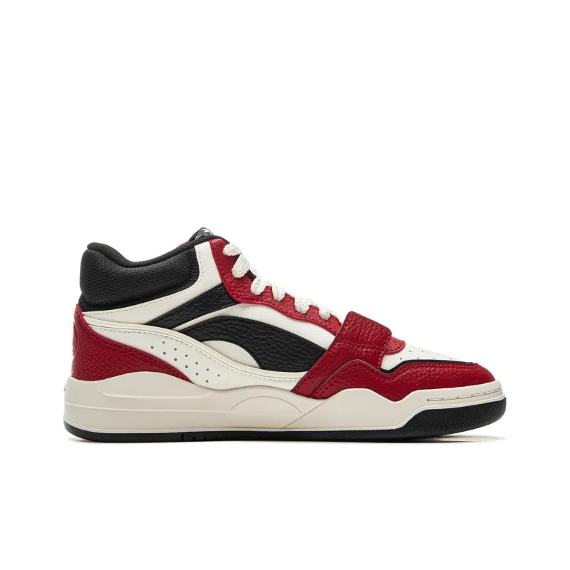 LINING Moonlight White HI Skateboard Shoes Women's Mid Top White Red-1