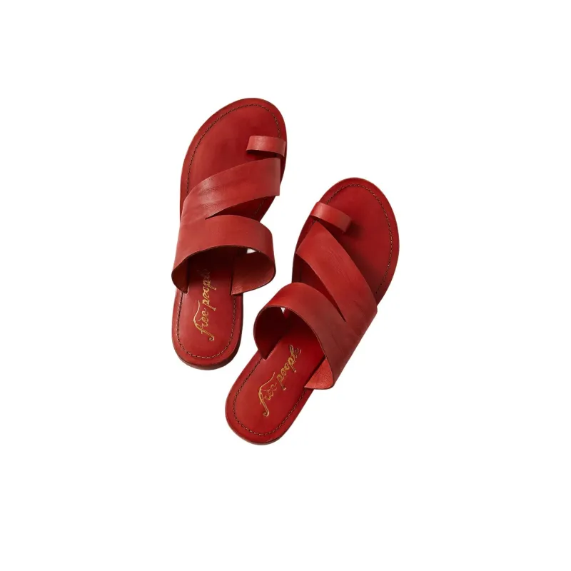 FREE PEOPLE Flip Flops Women's Red-2